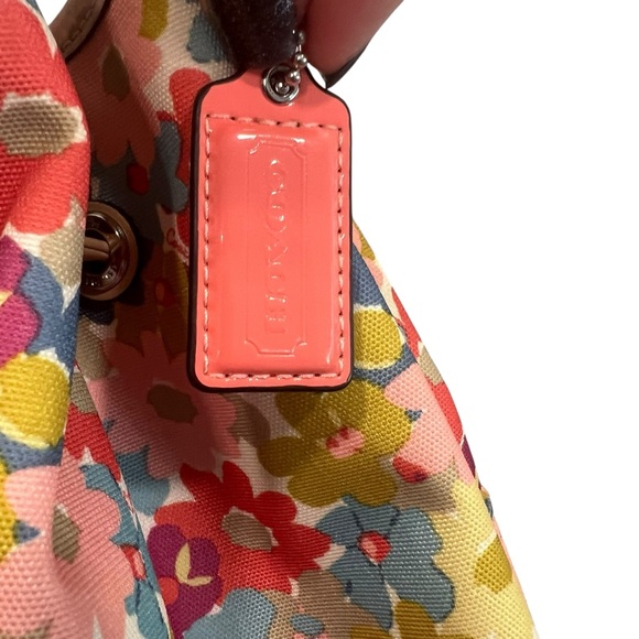 Coach Floral Multicolor Shoulder Bag - Picture 9 of 13